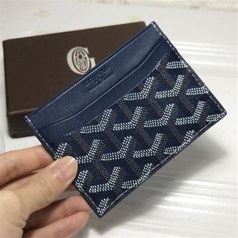 goyard stamp|authentic Goyard card holder.